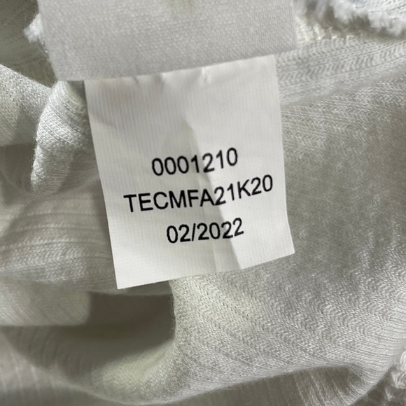 TECOVAS Henley Thermal Shirt Mens XXL White Long Sleeve Western Base Layer - Picture 10 of 11